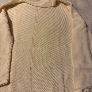 Talbots Soft Cream Turtleneck Sweater